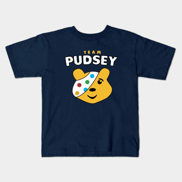 Team Pudsey Bear Kids T-Shirt by yudalanggeng